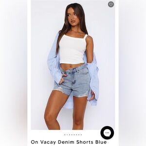 NWT Whitefox Denim shorts